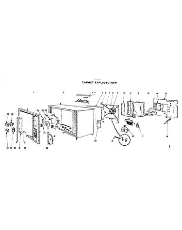 Cabinet parts list