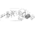 Kenmore 735777571 blower assembly diagram