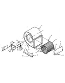 P.s.c. blower assembly