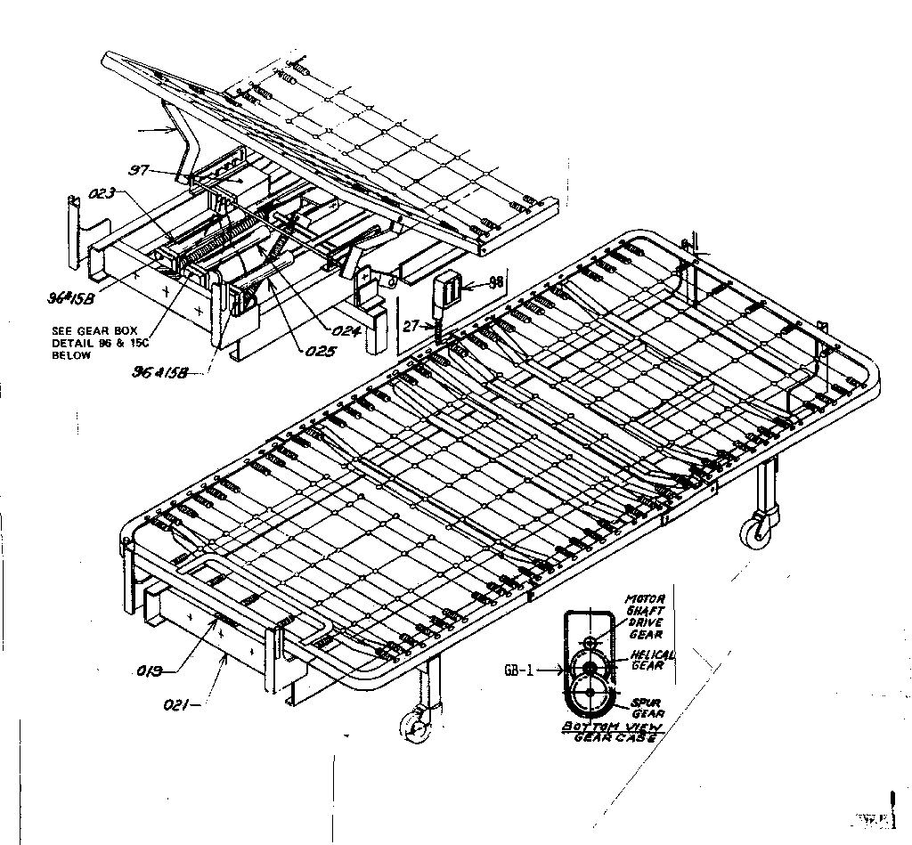 Multi-height all electric bed