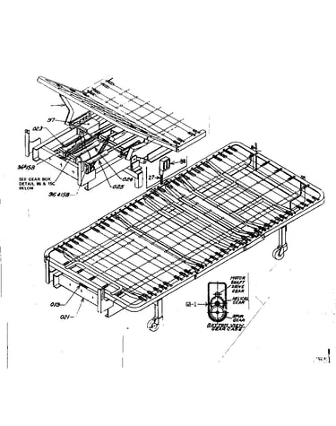 Multi-height all electric bed