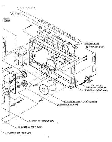 Back cabinet