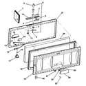Kenmore 2538195010 door diagram