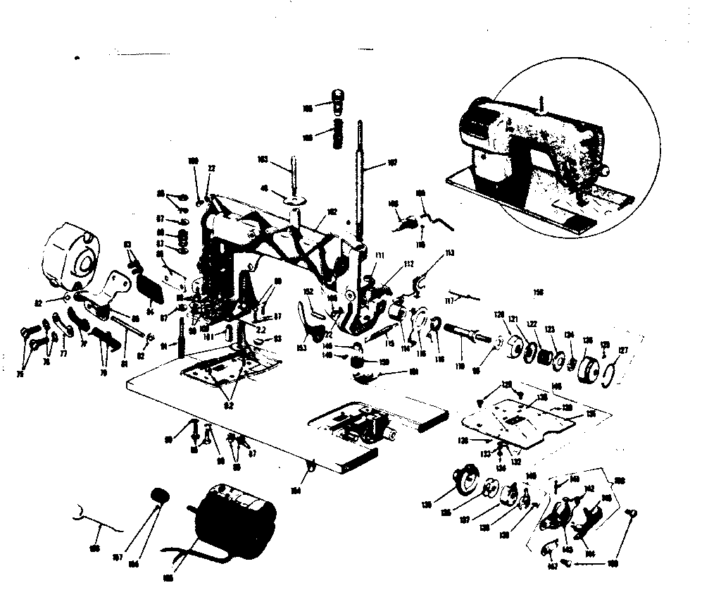 Bobbin and thread tension assembly