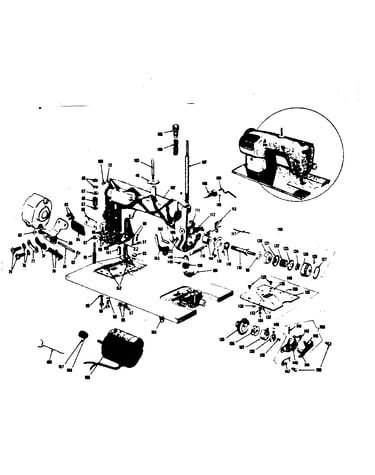 Bobbin and thread tension assembly