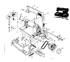 Kenmore 120711 main shaft crank and slide assemblies diagram