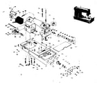Kenmore 120710 bobbin and tension assembly diagram