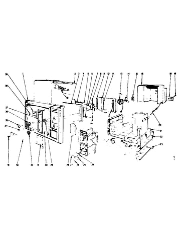 Cabinet exploded view