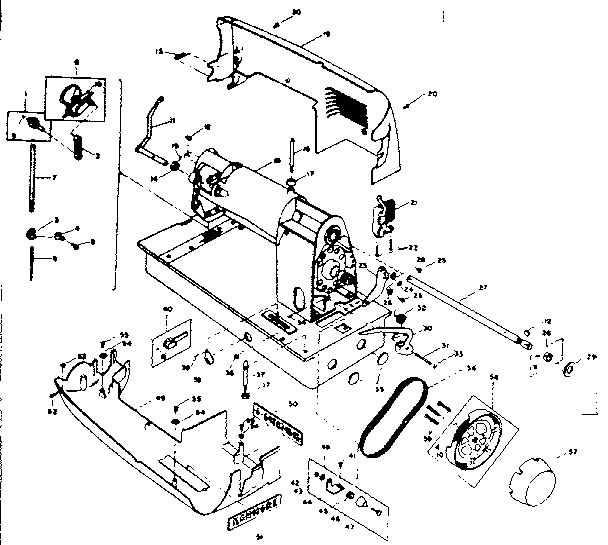 KENMORE SEWING MACHINE HEAD