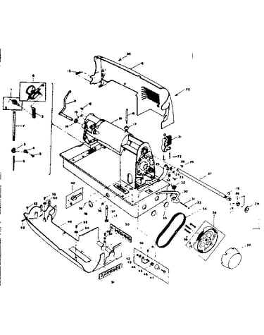 Kenmore sewing machine head