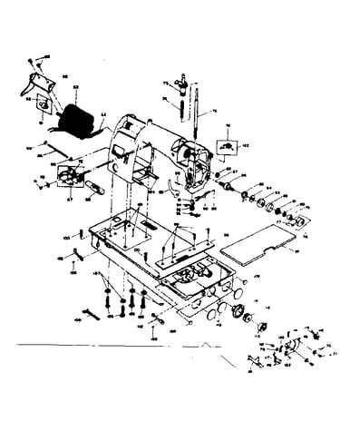 Thread tension and bobbin assembly
