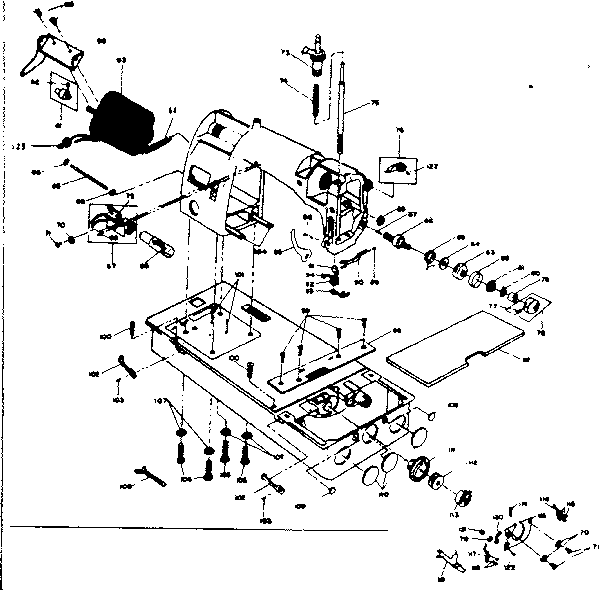 Thread tension and bobbin assembly