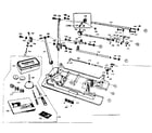 Kenmore 153270 attachment and feed parts diagram