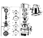 Kenmore 2089635 motor parts diagram