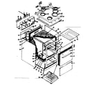 Kenmore 1199206400 body section diagram