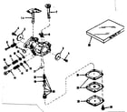 Craftsman 143123071 carburetor no. 630875 (power products) diagram