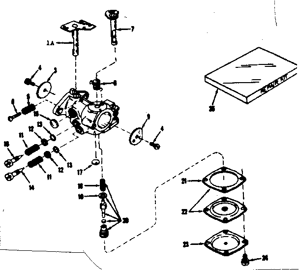 Carburetor no. 630875 (power products)