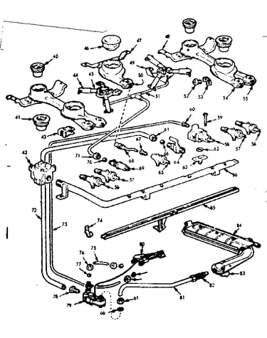 Burner section