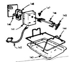 Kenmore 1037384414 optional equipment (oven rotisserie) diagram