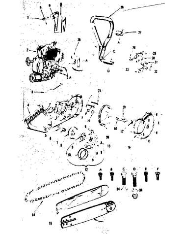 Handle and centrifugal clutch assembly