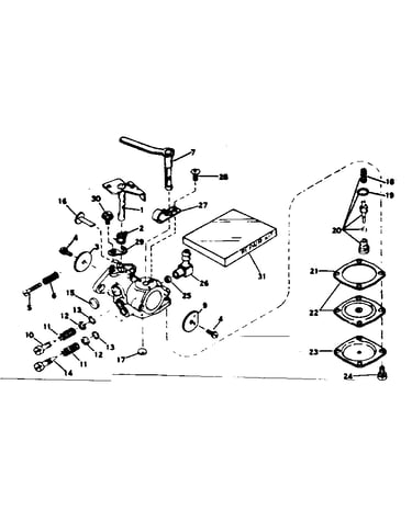 Carburetor no.430950a