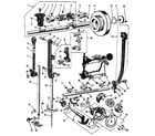 Kenmore 158950 presser bar and shuttle assembly diagram
