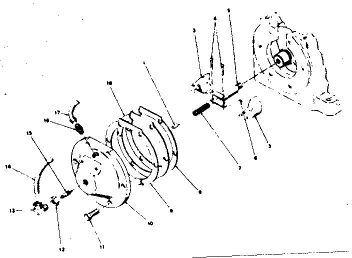 Centrifugal unloader assembly detail
