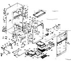 Kenmore 1066664610 cabinet parts diagram