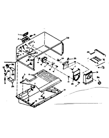 Freezer section parts