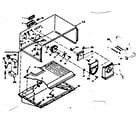 Kenmore 1066664621 freezer section parts diagram