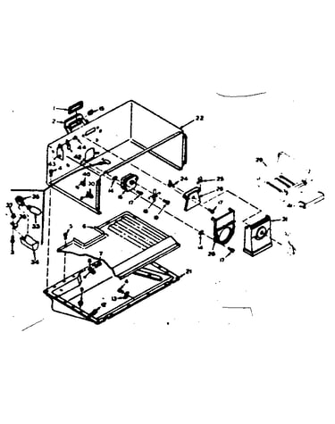 Freezer section parts