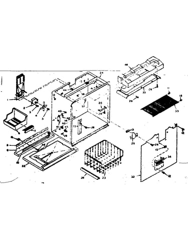 Freezer section parts