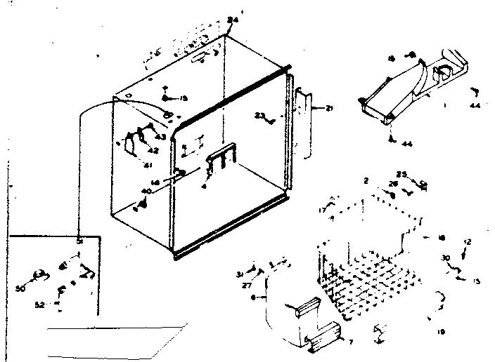 Freezer section parts