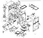 Kenmore 1066666820 cabinet parts diagram