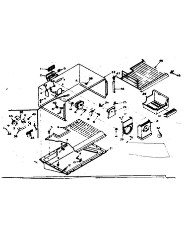 Freezer section parts
