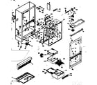 Kenmore 1066667110 cabinet parts diagram