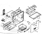 Kenmore 1066667100 freezer section parts diagram