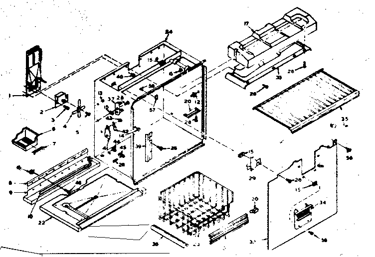 Freezer section parts