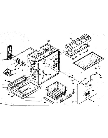 Freezer section parts