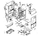 Kenmore 1066667800 cabinet parts diagram