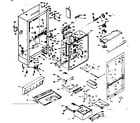 Kenmore 1066668821 cabinet parts diagram