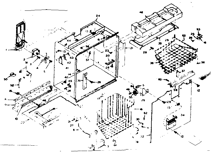 Freezer section parts