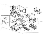 Kenmore 1066674531 freezer section parts diagram