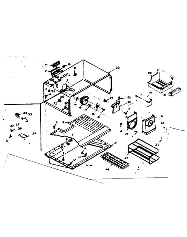 Freezer section parts