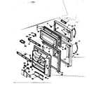 Kenmore 1066674521 door parts diagram