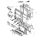 Kenmore 1066675521 door parts diagram