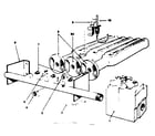 Kenmore 229962290 gas burners & manifold diagram