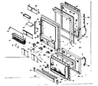 Kenmore 1066678571 door parts diagram
