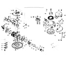 Tecumseh TYPE 670-85A basic engine diagram