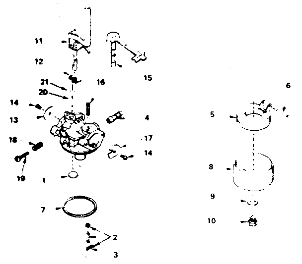 Carburetor no. 631936